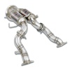 SS861221 - Supersprint Downpipe + metallic catalytic right - left(Left / Right Hand Drive)