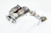 SS861221 - Supersprint Downpipe + metallic catalytic right - left(Left / Right Hand Drive)