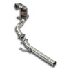 SS918151 - Supersprint Downpipe + Metallic catalytic, Deletes GPF(Outlet Ø60mm)