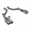 SS982314 - Supersprint Rear pipes Right OO90 - Left OO90(Muffler delete)