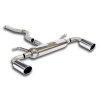 SS983724 - Supersprint Connecting pipe + rear exhaust Right O100 - Left O100