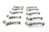 SS985511 - Supersprint Turbo downpipe kit Right - Left (Replaces catalytic converter)