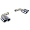 SS986617 - Supersprint Endpipe kit 4 exit ov. 90x70 Right + ov. 90x70 Left