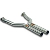 SS988812 - Supersprint Front pipes kit Right - Left(Replaces the main catalytic converter, for OEM headers)