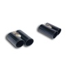 Supersprint - Endpipe kit BLACK 2 exit Right OO100 + 2 exit Left OO100