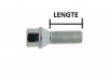 Wielbout Zilver - M14x1,5 - 28mm