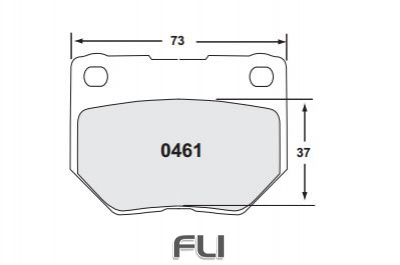 0461 RACE PAD SET - 83 CMPD 16 MM (PFC-0461.83.16.04)