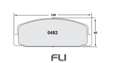 0482 Z-RATED BRAKE PAD SET (PFC-0482.10)