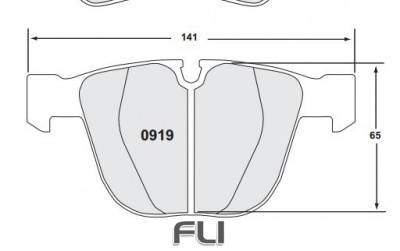0919 RACE PAD SET - 332 CMPD 16 MM (PFC-0919.332.16.44)