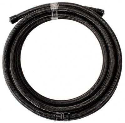 100 Series Black Stainless Steel Braided Hose -4AN 1 Metre Length