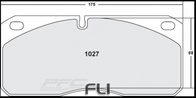 1027 Z-RATED BRAKE PAD SET (PFC-1027.10)