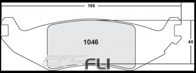 1046 Z-RATED BRAKE PAD SET (PFC-1046.10)