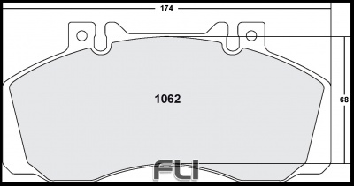 1062 Z-RATED BRAKE PAD SET (PFC-1062.10)