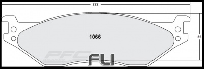 1066 Z-RATED BRAKE PAD SET (PFC-1066.10)