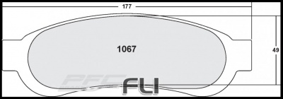 1067 Z-RATED BRAKE PAD SET (PFC-1067.10)