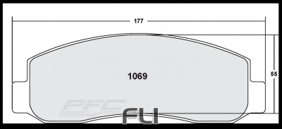 1069 Z-RATED BRAKE PAD SET (PFC-1069.10)