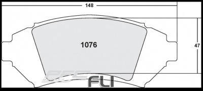 1076 CARBON METALLIC BRAKE PAD SET (PFC-1076.22)