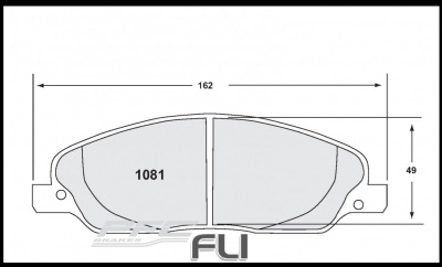 1081 Z-RATED BRAKE PAD SET (PFC-1081.10)