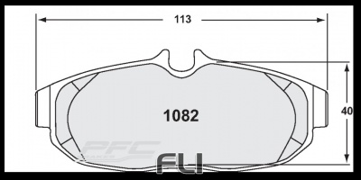 1082 Z-RATED BRAKE PAD SET (PFC-1082.10)