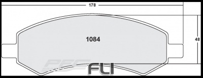 1084 CARBON METALLIC BRAKE PAD SET (PFC-1084.22)
