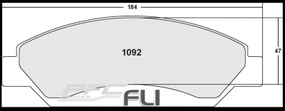 1092 Z-RATED BRAKE PAD SET (PFC-1092.10)