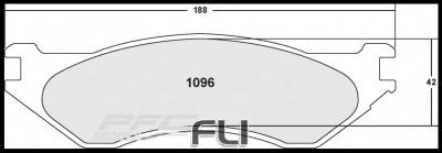 1096 CARBON METALLIC BRAKE PAD SET (PFC-1096.22)