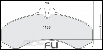 1136 CARBON METALLIC BRAKE PAD SET (PFC-1136.10)