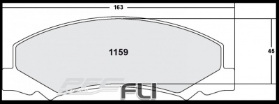 1159 CARBON METALLIC BRAKE PAD SET (PFC-1159.20)