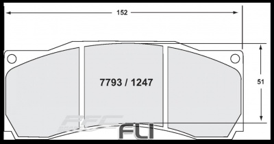 1247 Z-RATED BRAKE PAD SET (PFC-1247.10)