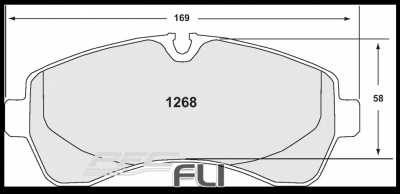1268 Z-RATED BRAKE PAD SET (PFC-1268.10)