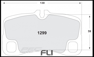 1299 RACE PAD SET - 11 CMPD 18 MM (PFC-1299.11.18.44)