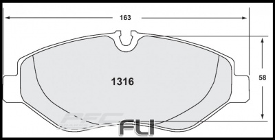 1316 Z-RATED BRAKE PAD SET (PFC-1316.10)