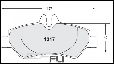 1317 Z-RATED BRAKE PAD SET (PFC-1317.10)