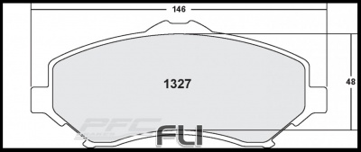 1327 Z-RATED BRAKE PAD SET (PFC-1327.22)