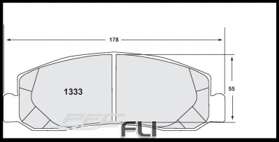 1333 Z-RATED BRAKE PAD SET (PFC-1333.10)