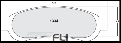 1334 Z-RATED BRAKE PAD SET (PFC-1334.10)