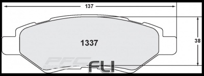 1337 Z-RATED BRAKE PAD SET (PFC-1337.10)