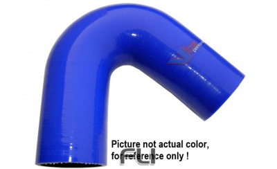 135 Graden Bocht Polyester 41mm Zwart