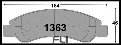 1363 CARBON METALLIC BRAKE PAD SET (PFC-1363.22)