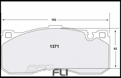 1371 RACE PAD SET - 08 CMPD 16 MM (PFC-1371.08.16.44)