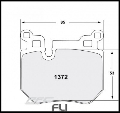 1372 CARBON METALLIC BRAKE PAD SET (PFC-1372.10)