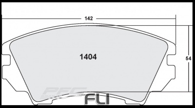 1404 Z-RATED BRAKE PAD SET (PFC-1404.10)