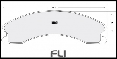 1565 CARBON METALLIC BRAKE PAD SET (PFC-1565.21)