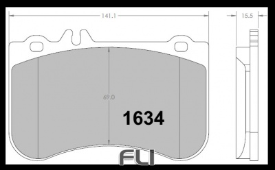 1634 Z-RATED BRAKE PAD SET (PFC-1634.10)