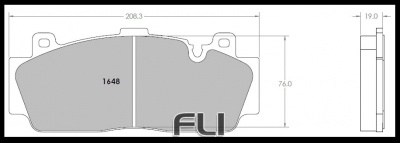 1648 RACE PAD SET - 331 CMPD 19 MM (PFC-1648.331.19.44)