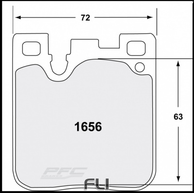1656 RACE PAD SET (PFC-1656.66.00.04)