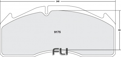 175 Z-RATED BRAKE PAD SET (PFC-9175.10)