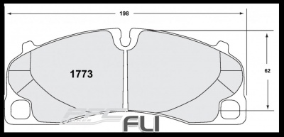 1773 RACE PAD SET - 13 CMPD 17 MM (PFC-1773.13.17.44)