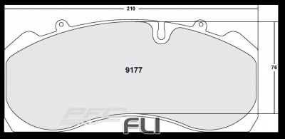 177 Z-RATED BRAKE PAD SET (PFC-9177.10)