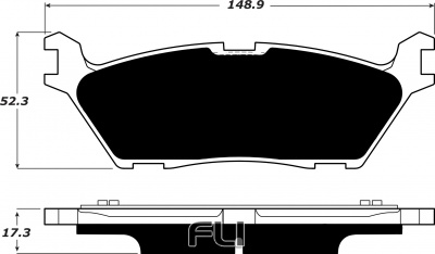 1790 Z-RATED BRAKE PAD SET (PFC-1790.22)